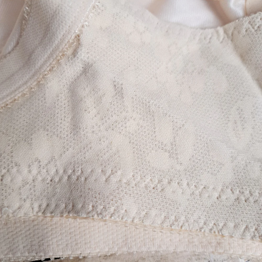 Undersore Womens Lace Detail Elegant Cream Women's Bra